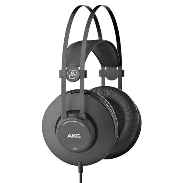 AKG K52 Cuffia Monitor Pro Studio chiusa over-ear cablata senza microfono, Nera
