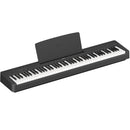Yamaha P-143B Pianoforte digitale a 88 tasti pesati Graded Hammer Compact, Nero