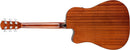 Fender CD-60SCE Dreadnought All-Mahogany Chitarra Elettroacustica 6 Corde