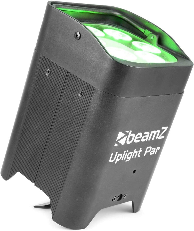 Beamz BBP96 Uplight Par Led Battery IRC 6x12w RGBAW-UV a batteria e telecomando