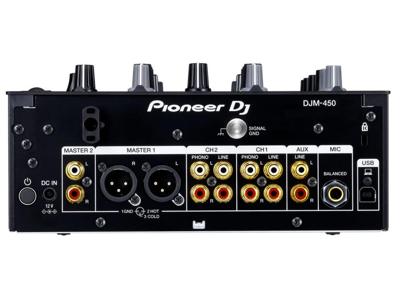 Pioneer Dj DJM-450 Mixer Dj 2 Canali con Fader MAGVEL e Licenza Rekordbox Dj/Dvs