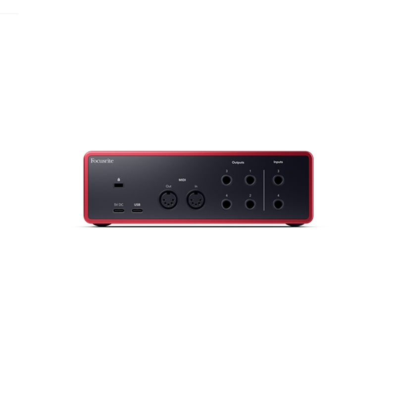 Focusrite Scarlett 4i4 Interfaccia audio USB 4 generazione x tutti gli strumenti