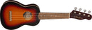 Fender Venice Soprano Uke 2-Color Sunburst Ukulele Soprano manico sottile a "C"