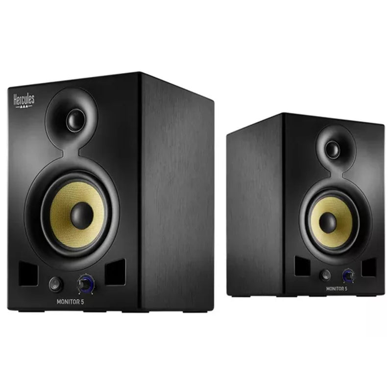 Hercules DJ MONITOR 5 Coppia monitor audio attivi da studio 5" e 160w di picco