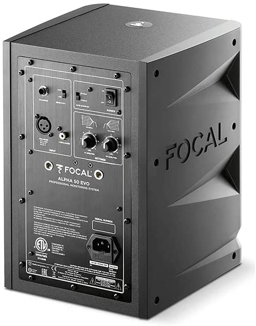 Focal Alpha 50 EVO Black Cassa Monitor da Studio Attivo Professionale da 5" 50W