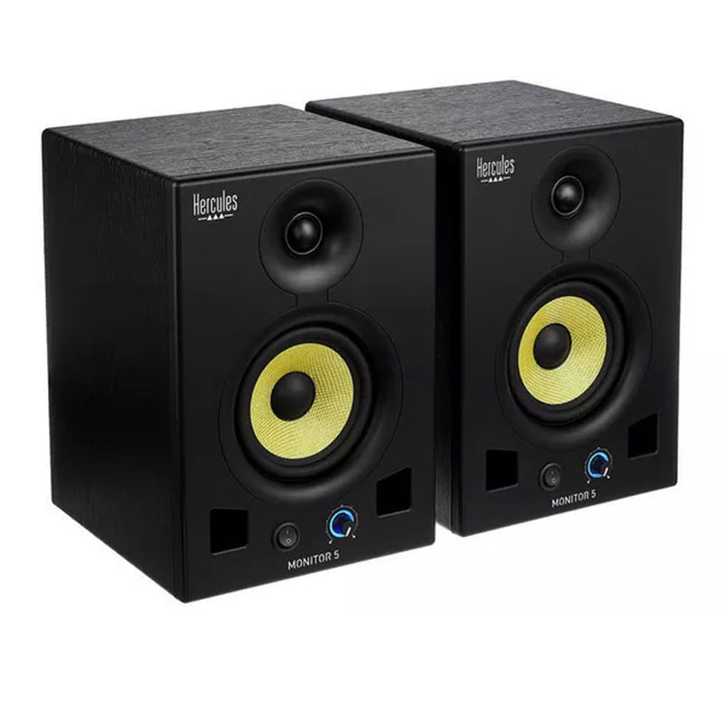 Hercules DJ MONITOR 5 Coppia monitor audio attivi da studio 5" e 160w di picco