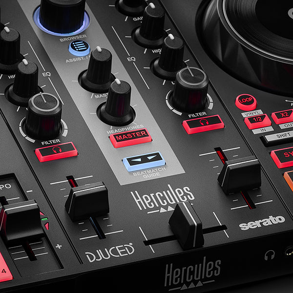 Hercules DJ CONTROL INPULSE 200 MKII Controller Dj 2x Deck, funzione STEMS, Nero