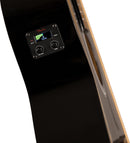 Fender FA-125CE Dreadnought Black Chitarra elettrif. 20T spalla mancante Nero