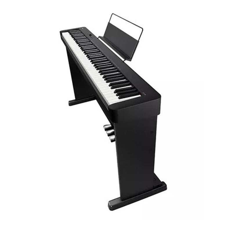 Casio CDP-S160BKSET Pianoforte digitale 88 Tasti + stand legno tre pedali, Nero