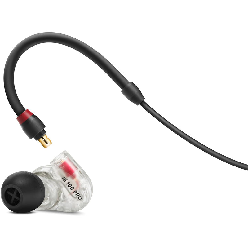 Sennheiser IE 100 PRO WIRELESS CLEAR Auricolari In-Ear wireless +cavo+mic Trasp.