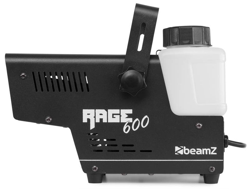 Beamz Rage600 Smoke Machine Macchina fumo 600w con cavo e telecomando wireless
