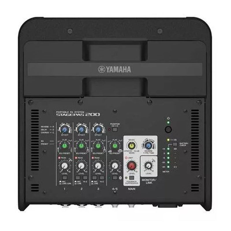 Yamaha StagePas 200BTR Sistema Audio portatile a batteria e mixer digitale 180w