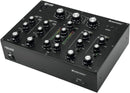 Omnitronic TRM-402 Mixer Dj rotativo 4C con isolatore di frequenza a 3 bande