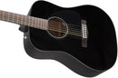 Fender CD-60 Dreadnought V3 Chitarra acustica spalla mancante a 20T, Nero
