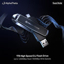 AlphaTheta SanDisk-Flash-Drive 1TB Unità USB dual DJ alta velocità x rekordbox