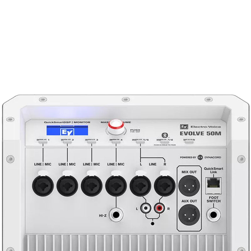 Electro-Voice EVOLVE50M-KW Sistema audio colonna con Bluetooth 1000w RMS Bianco