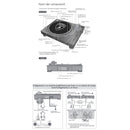 Technics SL-1200M7B Lamborghini Giallo Giradischi Pro x Dj a trazione diretta