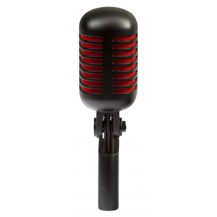 Proel EIKON DM55V2RDBK Microfono Dinamico Professionale Vintage Ediz. Nero/Rosso