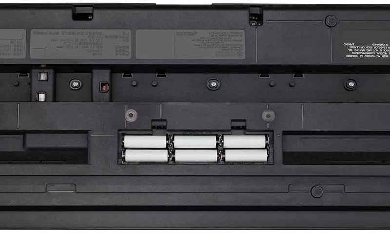 Yamaha PSR-F52 Tastiera portatile 61 Tasti con Alimentatore + Leggio, Nero