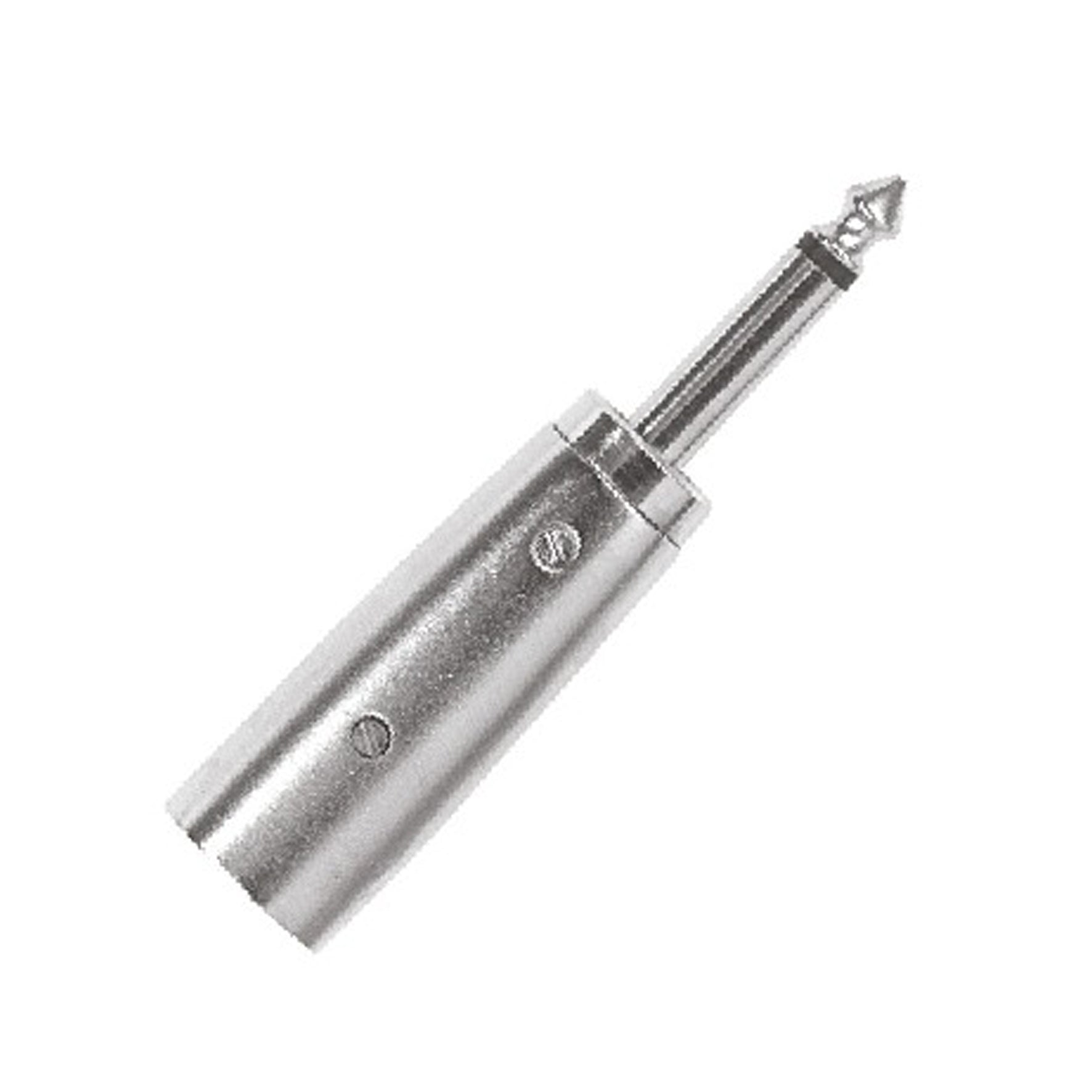 Adattatore Audio XLR 3 Pin Maschio A Jack 6,35 Mm 1/4' Maschio, Universale, Argento