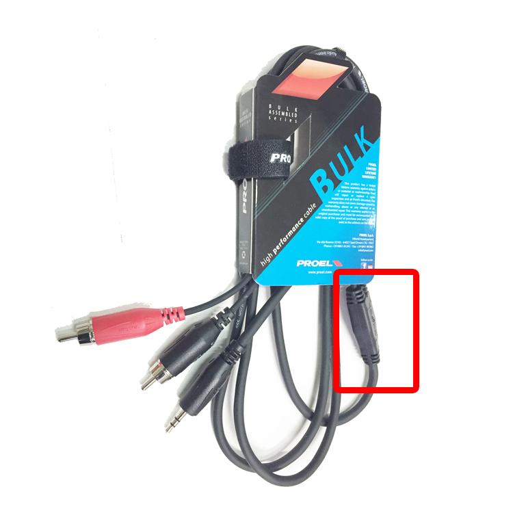 Proel CHLP310LU5 Cavo Doppio Jack - Doppio RCA (5mt) Doppio RCA - 10