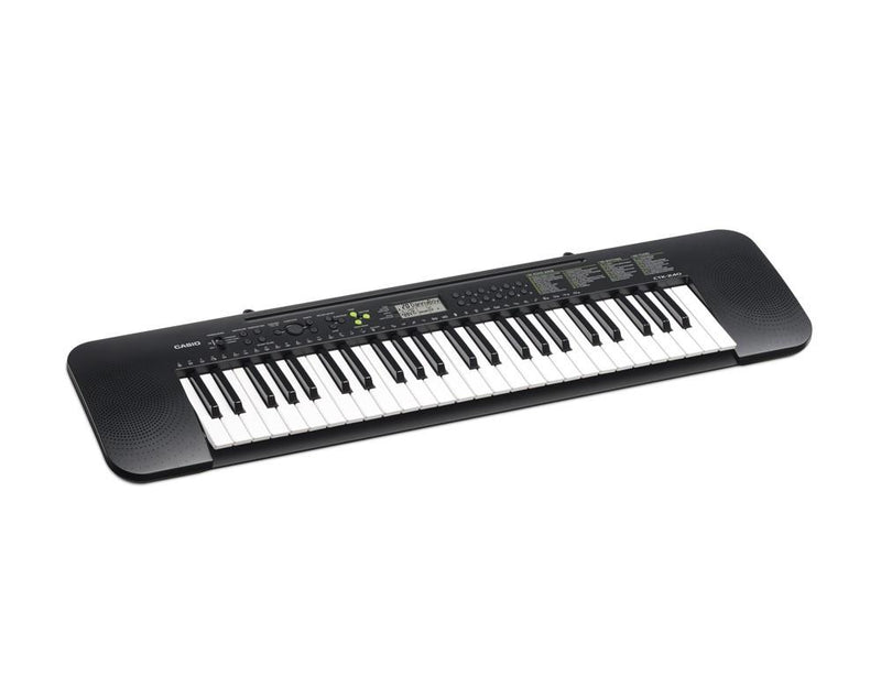 Casio CTK-240 Tastiera Pianoforte Digitale 49 Tasti standard, 100 ritmi, Nero