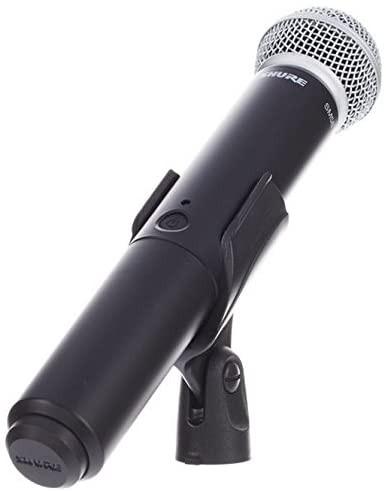 Shure BLX24E-SM58-M17 Microfono Palmare Professionale Wireless, Nero