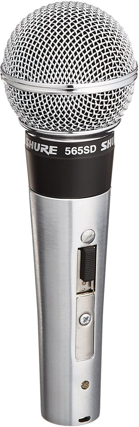Shure 565SD-LC Microfono Professionale Dinamico Cardioide x Voce e Canto Acciaio