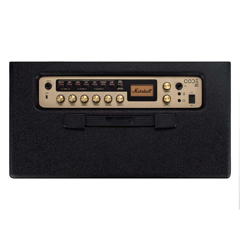 Marshall CODE50 Amplificatore Combo Digitale x Chitarra da 12p e 50w, Nero
