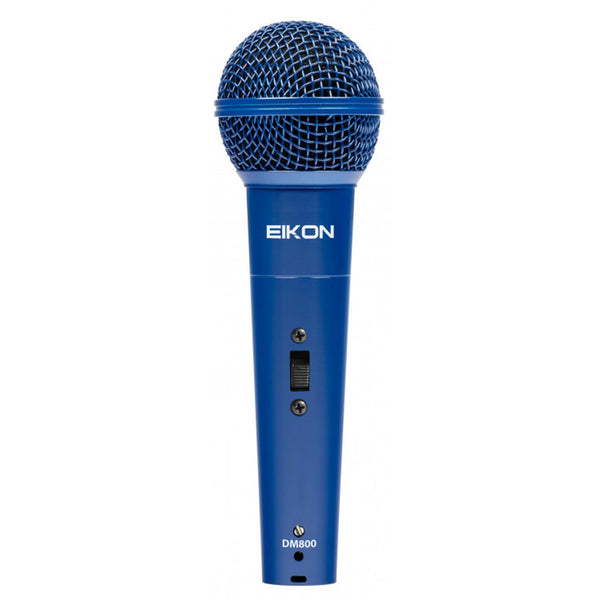 Proel EIKON DM800BL Microfono Dinamico x Canto Voce Blu + Cavo Cannon XLR M/F