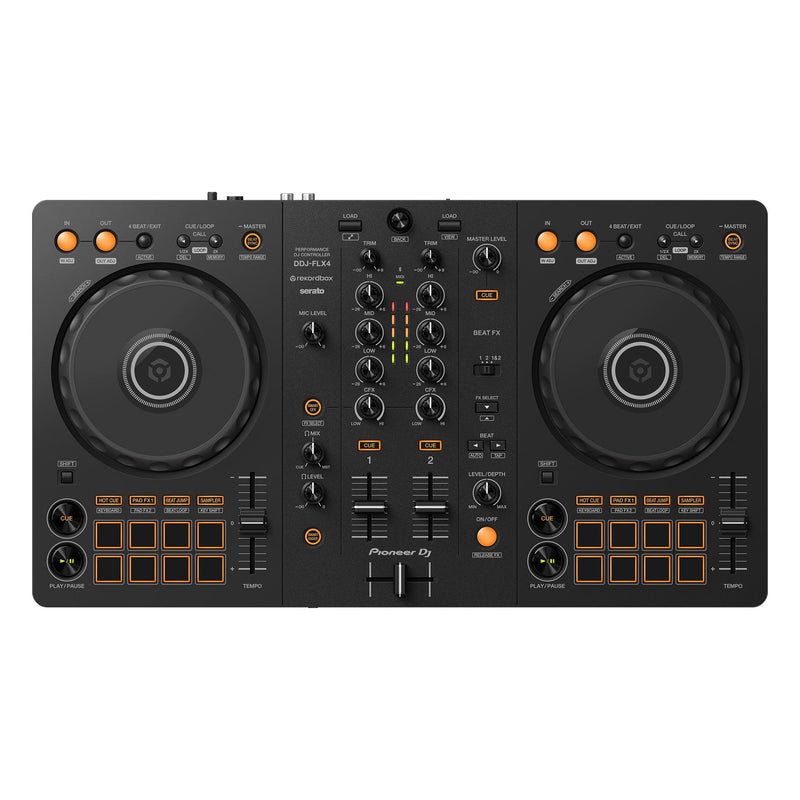Pioneer Dj DDJ-FLX4 Controller Console DJ 2 canali x rekordbox e Serato DJ Lite