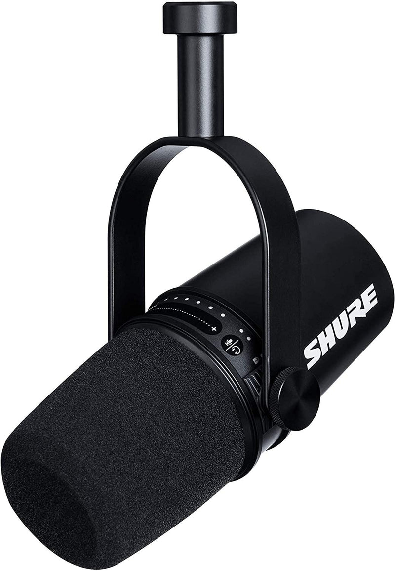 Shure MV7-K Podcast Microfono Professionale Dinamico uscita USB o Cannon XLR M