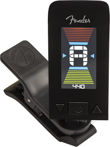 Fender Original Tuner Daphne Blue Accordatore sensore vibrazione e display LCD
