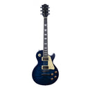 Eko LS-300 BLUE QUILTED Chitarra Elettrica a 22 Tasti con pickup H-H