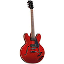 Eko FUSION CHERRY RED Chitarra semiacustica semi-hollow body a cassa stretta