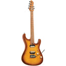 Eko FIRE 401 AURORA Flamed Amber Burst Chitarra Elettrica a 22 Tasti - GlobalNet Shop