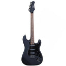 Eko ST-300 MATT BLACK Chitarra Elettrica a 22 Tasti e 3 pickup single-coil