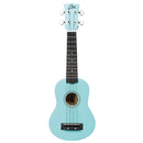 Eko Primo Ukulele Blue Ukulele Soprano + accordatore corde ricambio e custodia