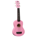 Eko Primo Ukulele Pink Ukulele Soprano + accordatore corde ricambio e custodia