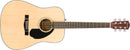 Fender CD-60S Dreadnought, Walnut Fingerboard, Natural Chitarra Acustica
