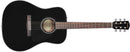 Fender CD-60 Dreadnought V3 DS Walnut Fingerboard Black Chitarra Acustica a 20T - GlobalNet Shop