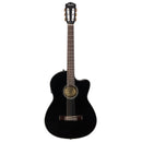 Fender CN-140SCE Chitarra elettro acustica spalla mancante x accesso facile Nero