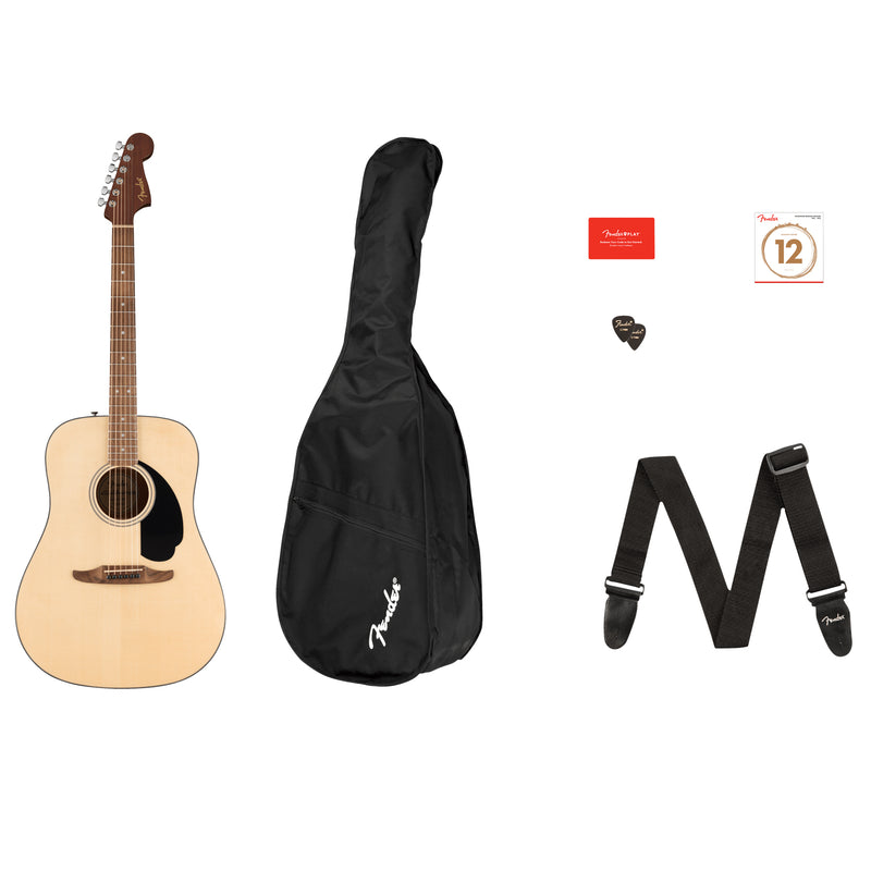 Fender California Standard Redondo Pack Natural chitarra acustica 20T +accessori