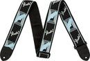 Fender Monogrammed Strap Black/Light Grey/Blue Tracolla per chitarra in nylon