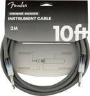 Fender Ombré Instrument Cable Silver Smoke Jack 6.3 Mono Maschio Dritto da 3mt.