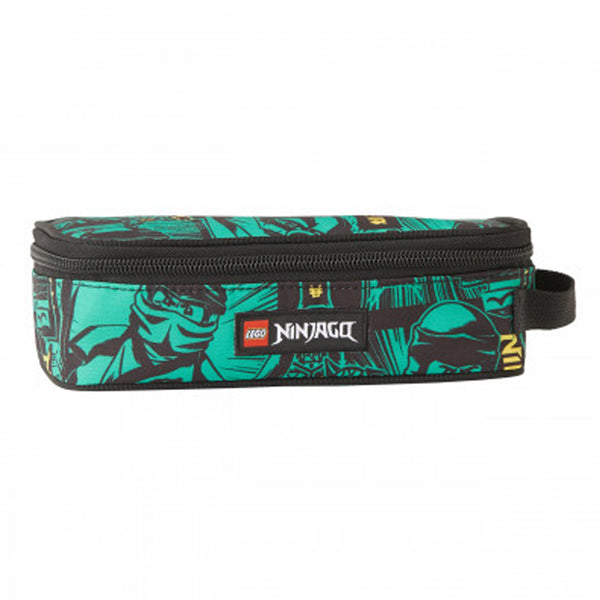 LEGO ASTUCCIO RETTANGOLARE NINJAGO VERDE Astuccio scolastico e manico trasporto