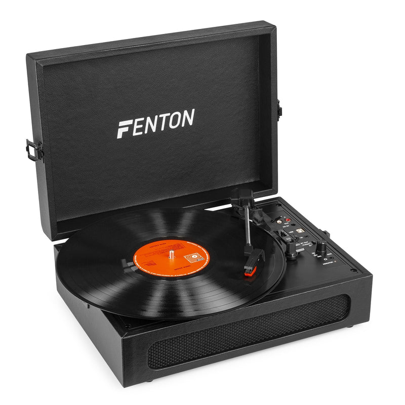 Fenton RP118B (102.050) Giradischi valigetta Altoparl. 10W RMS Bluetooth Nero