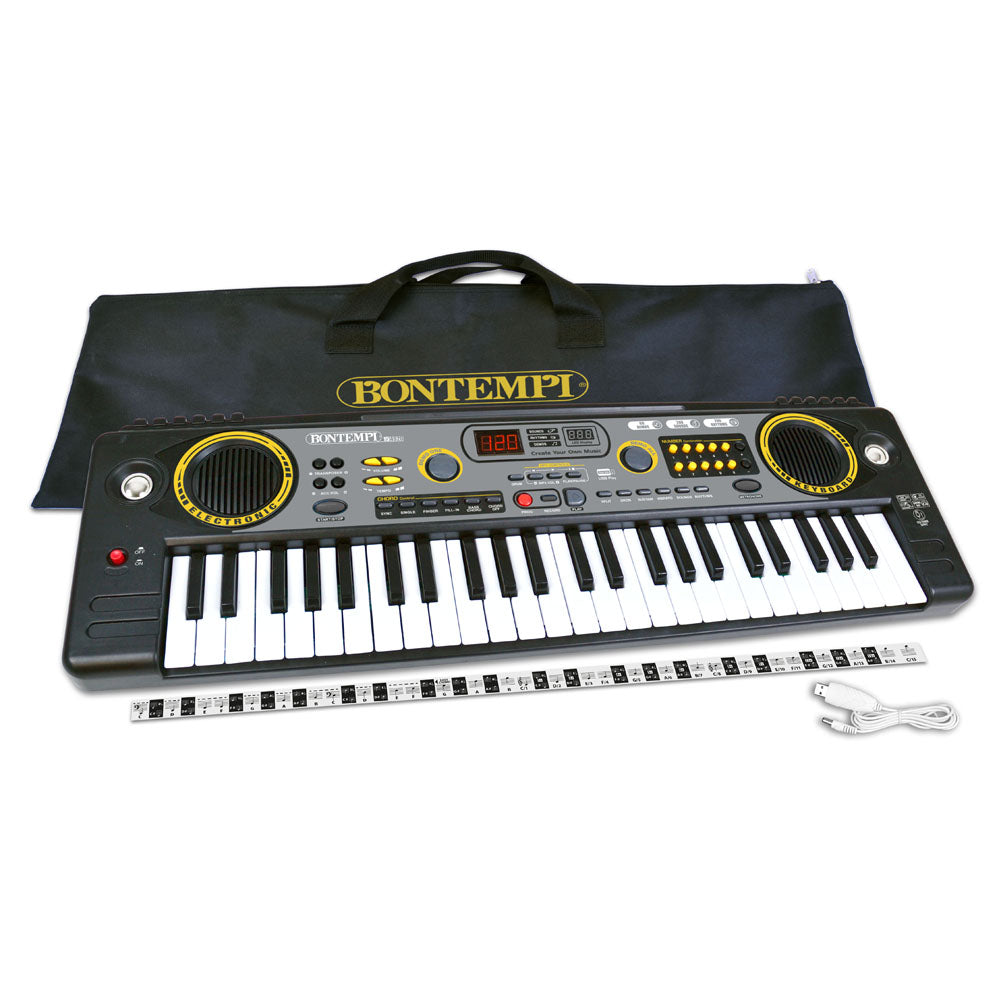 Bontempi 15 4920 Music Tastiera musicale digitale scolastica 49 Tasti