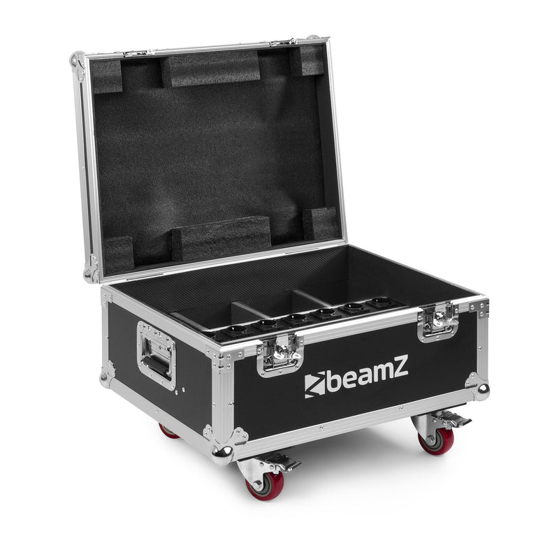 Beamz FCC9 FlightCase x 8 fari, x trasporto e ricaricare x fari Beamz BBP9, Nero