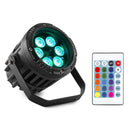 Beamz BWA63 AluPar IP65 RGB Par 6 LED 3-in-1 3W completamente autonomo +telecom. - GlobalNet Shop